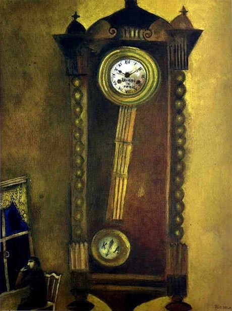 El Reloj contemporáneo Marc Chagall Pintura al óleo